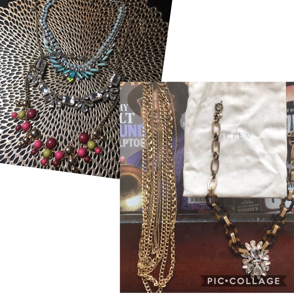 J. Crew 4 Necklace goody bag